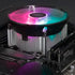 مبرد معالج كولر ماستر i70C لمنفذ LGA 1700 مع إضاءة ARGB، لون أسود، أبعاد 12 × 12 × 7 سم، جهد 12 فولت، قدرة 1.44 واط، سرعة دوران 1800 دورة في الدقيقة، تدفق هواء 37.08 قدم مكعب/دقيقة، صوت 28 ديسيبل
