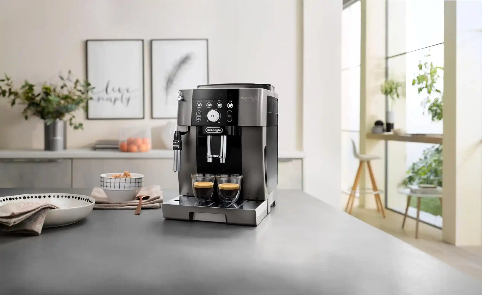 De'Longhi ECAM250.33TB Magnifica S Smart Espresso Machine with Grinder - Black and Silver - Safqqa Egypt