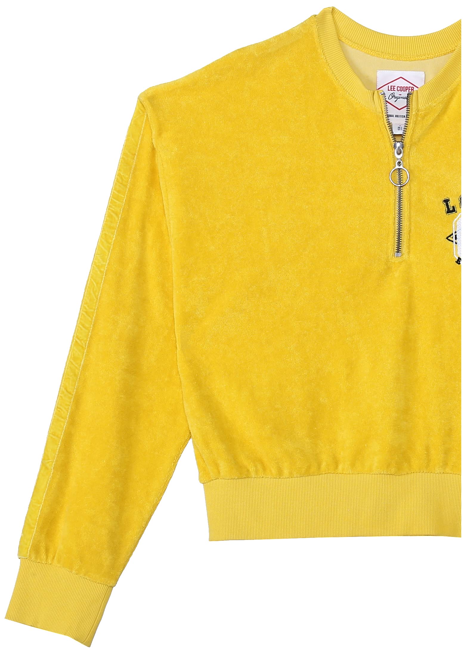 Lee Cooper Regular Sweatshirts With Half Zipper For Women,Durable Lee Cooper quality suitable for frequent use.