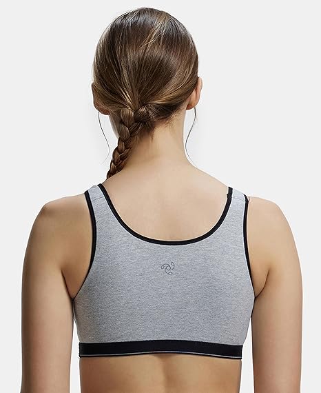 Jockey Women Sports Bra Light Grey Comfortable Support Active Wear – Safqqa Egypt