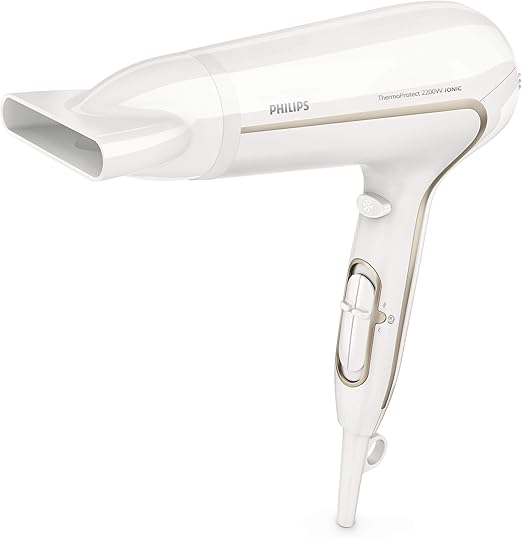 Philips DryCare Advanced Hair Dryer with ThermoProtect Technology, 2200W, Ionic Care, and Volume Diffuser - Model HP8232