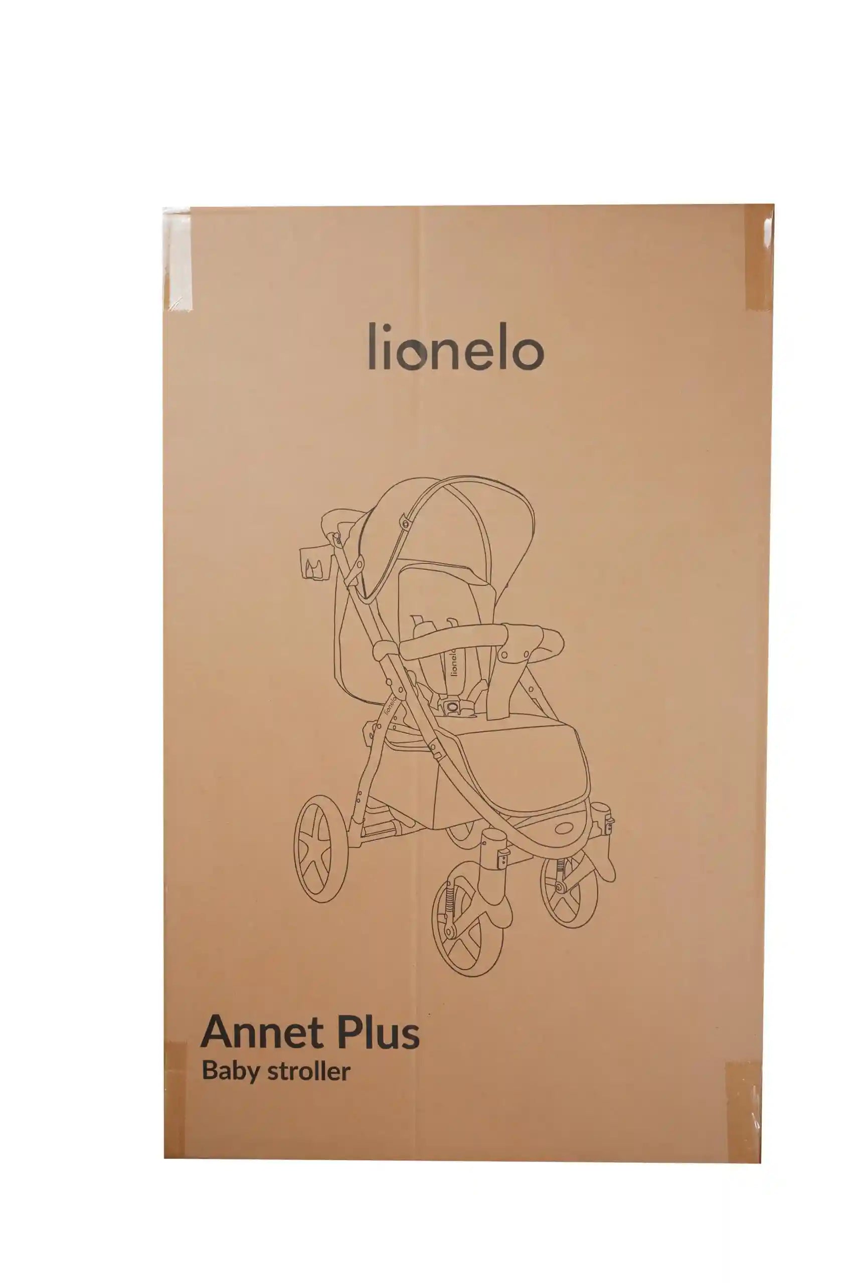 Lionelo Annet Plus Baby Stroller – 22kg, Reclining Seat & Accessories – Safqqa Egypt