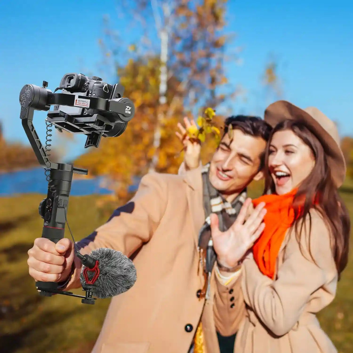 BOYA by-MM1 On-Camera Shotgun Microphone for iPhone, Android Smartphones, DSLR Cameras Camcorders - Battery-Free Camera Microphone Vlog Video Mic - Safqqa Egypt