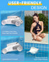 genkinno Pool Robot Pool Vacuum Cleaner Powerful Active Cleaning, Automatic Pool Cleaner up to 120 Minutes Running Time, Quick Dismountable Filter, Intelligent Navigation Robotic Pool Vacuum Cleaner - Safqqa