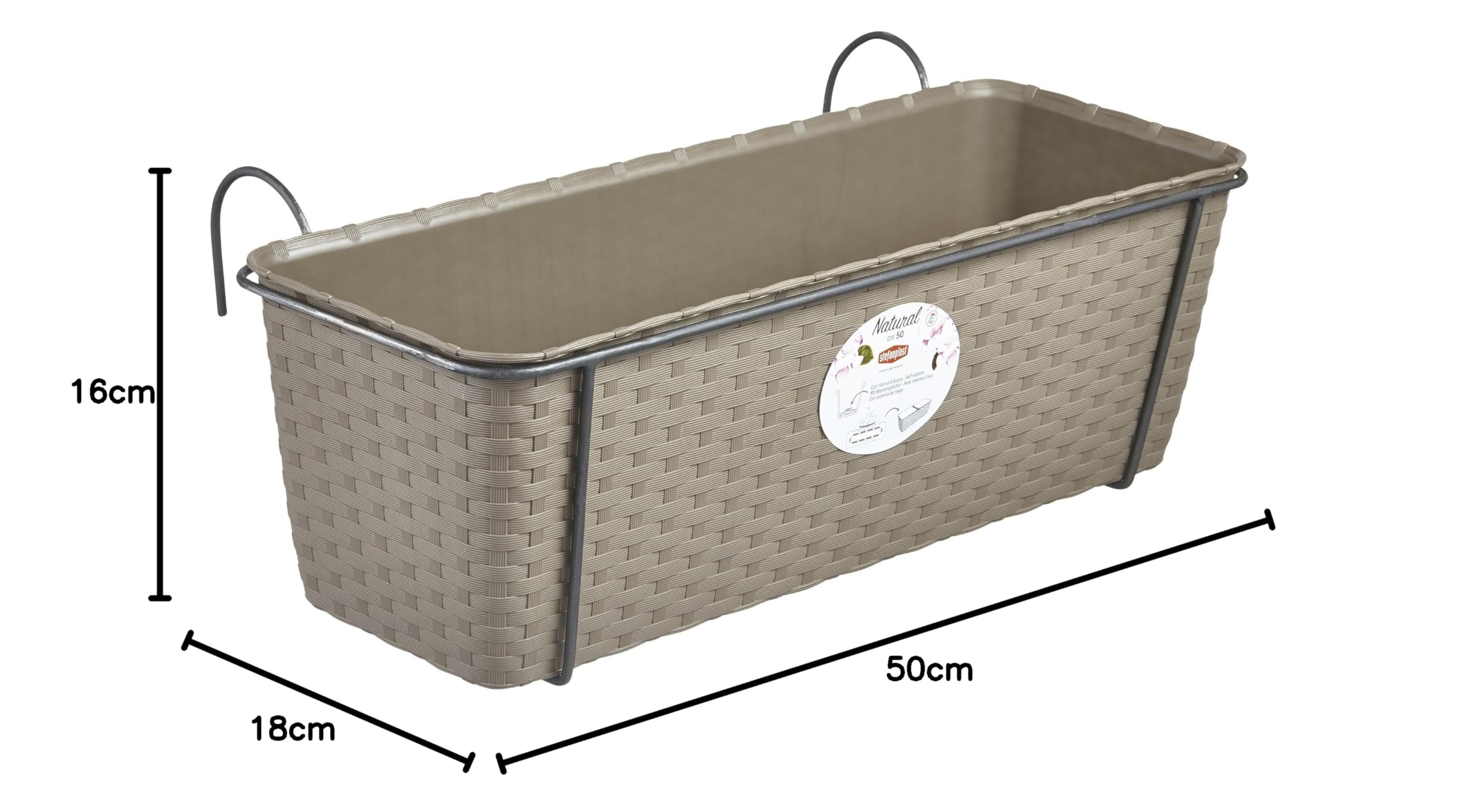 Stefanplast Balcony Set – Natural Design, 50 cm – Safqqa Egypt