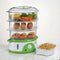 Ariete 911 Healthy Steam Electric Food Steamer – 3-Tier with Rice Container