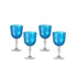 Omada Design Set of 4 Acrylic Glasses for Water and Wine