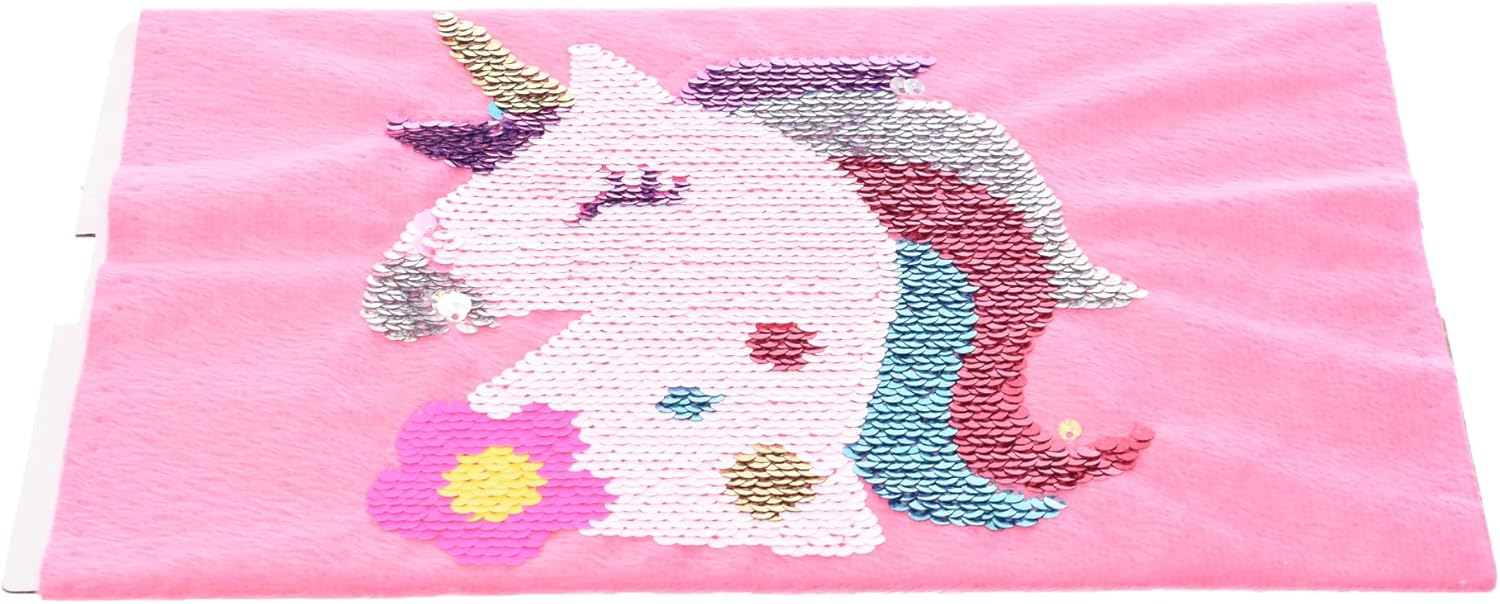 Generic Unicorn Sequins DIY Pillow Kit ZA3213 Kids Craft Set