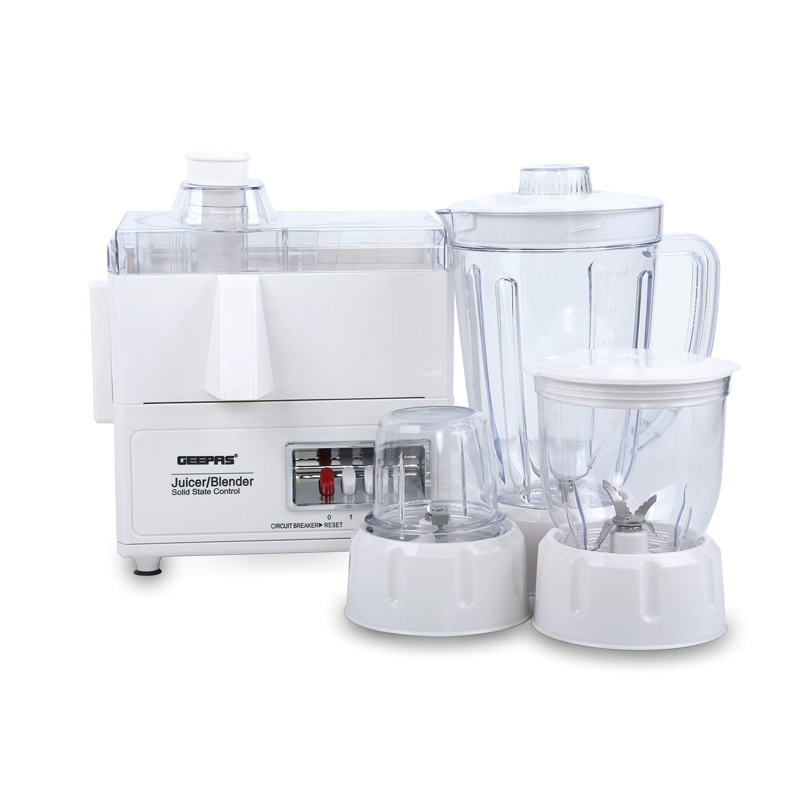 Geepas 4 In 1 Super Blender [Gsb2031], White