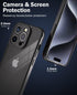 Dl3 Mobilak Compatible with iPhone 11 6.1-Inch Case, Military-Grade Shockproof Anti-Yellowing, Slim Protective Phone Case Full Bumper Cover With Camera Lens Protective - Black