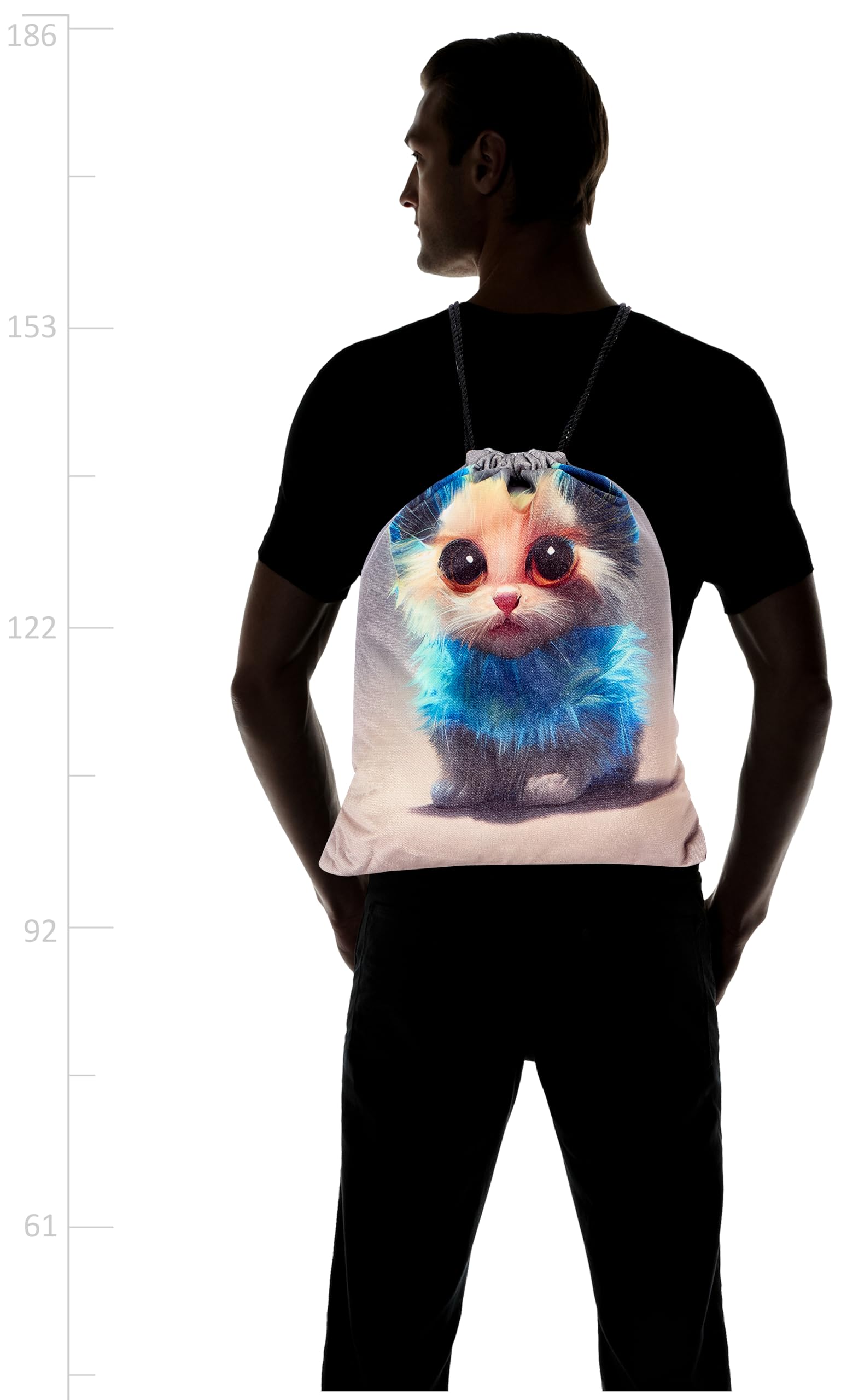 شنطة برباط من تات - 771، متعددة الالوان، مقاس كبير