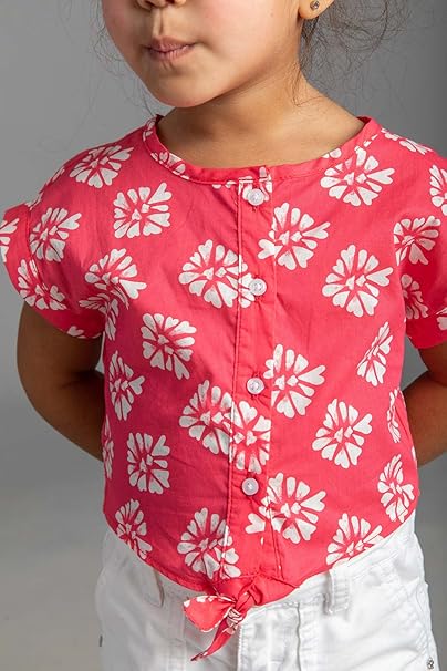 CONCRETE Printed Blouse For Girls