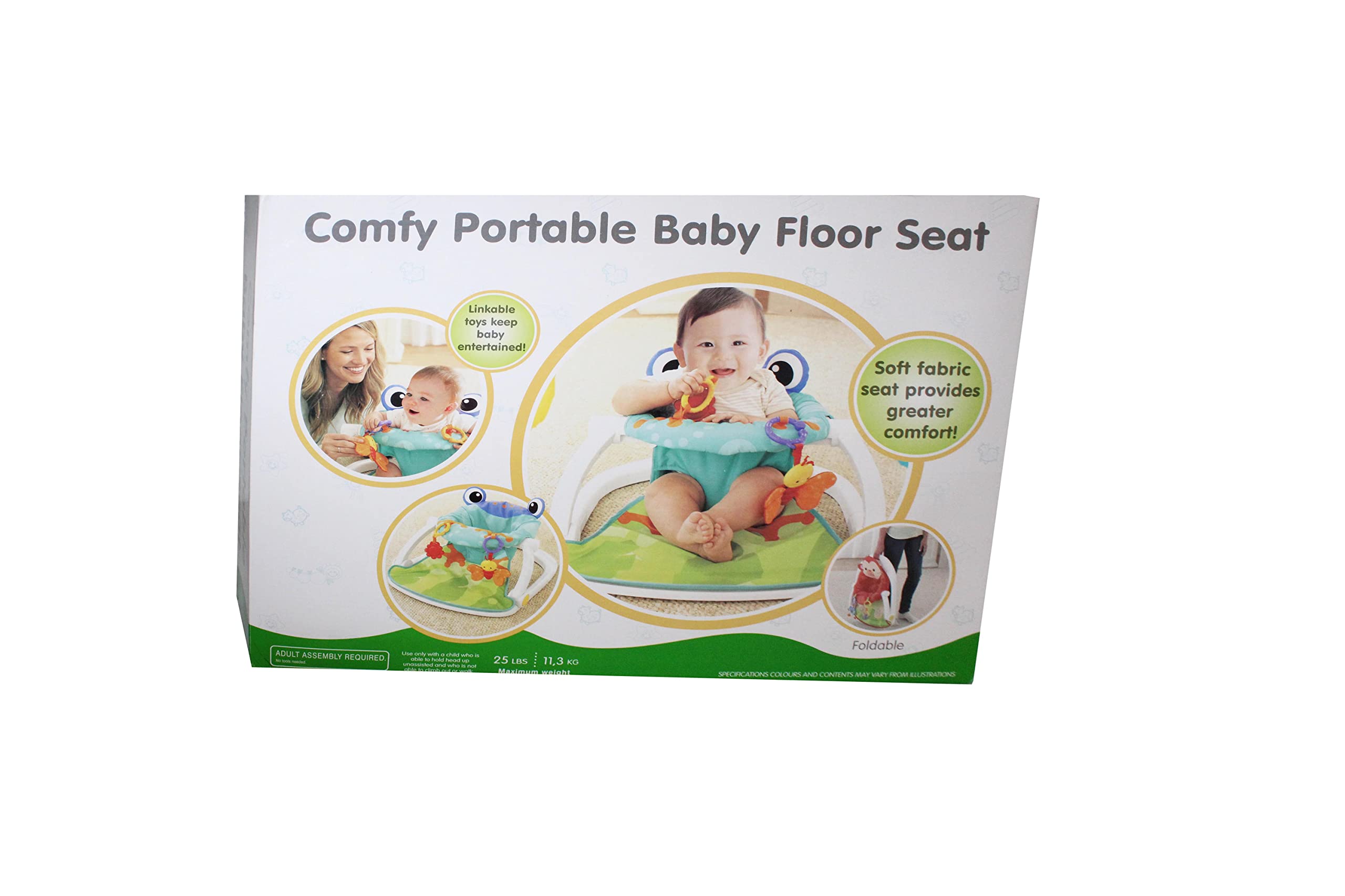 Comfy portable baby floor seat