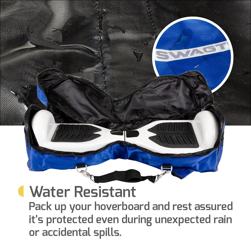 حقيبة حمل سكوتر سواغترون مزودة بحزام قابل للتعديل وجيب للشاحن ومقاومة للماء من النايلون 1680D – متوافقة مع الموديلات T1، T5، T500، T580، واريور، T8، T881، T882، هيرو، EVO