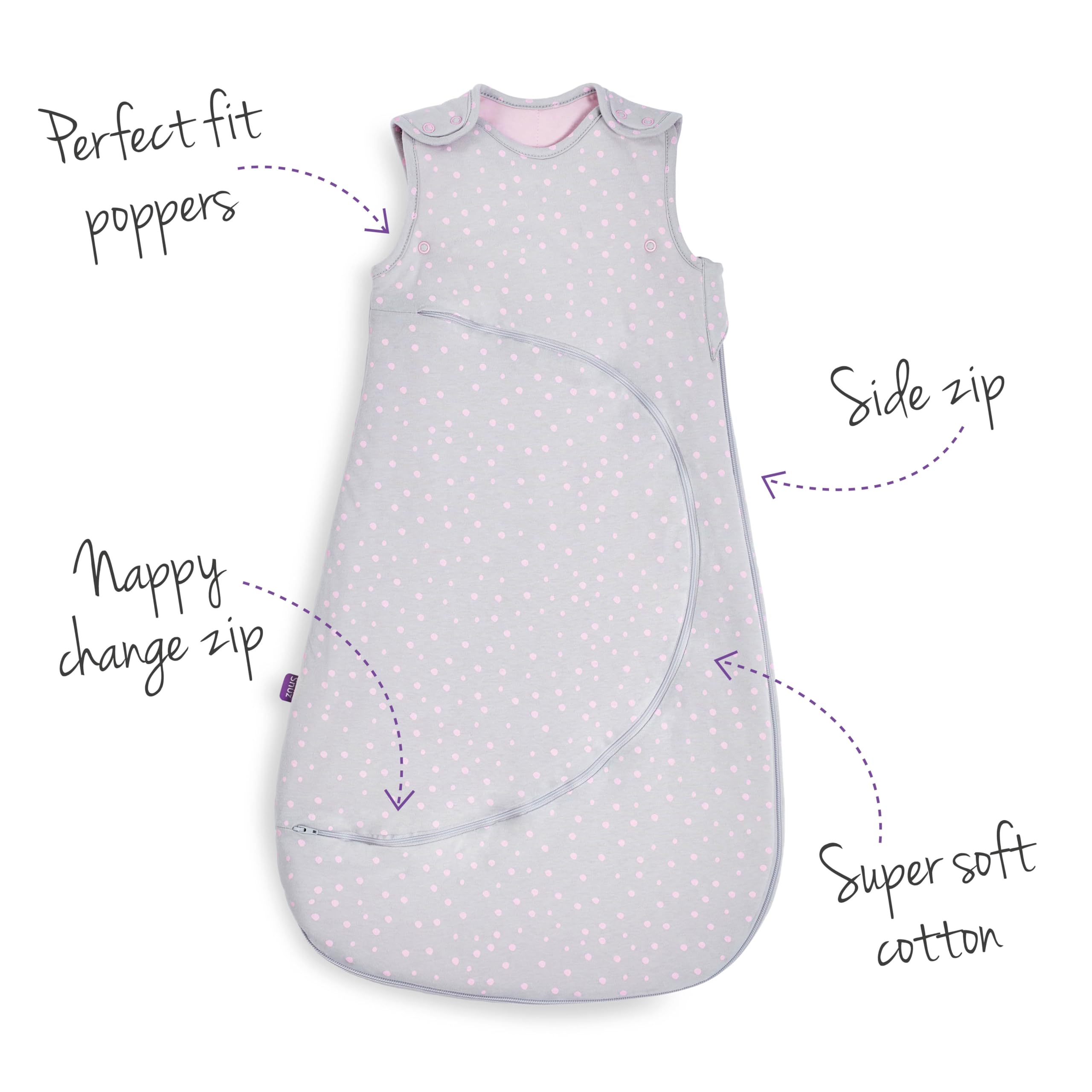 Snüz SnuzPouch Infant Sleeping Bag – Clever Nappy Change Zip – Safqqa Egypt