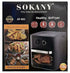 Sokany AF-003 Super Air Fryer 12L – 1700W Powerful Digital Air Fryer (Light Scratches)