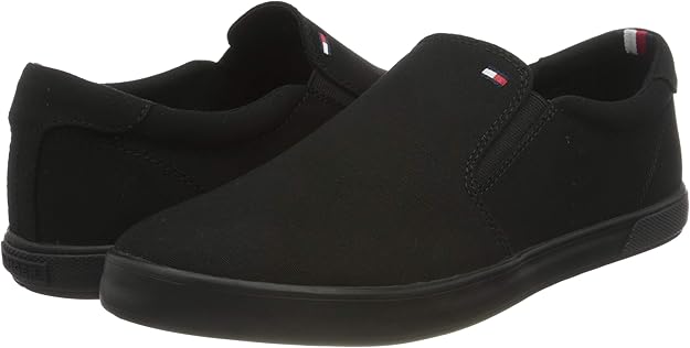 Tommy Hilfiger Men Shoes Black Comfortable Casual Everyday Wear – Safqqa Egypt
