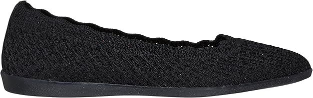 حذاء باليه حريمي مسطح من Skechers Modern Comfort – نعل مطاطي مقاوم للماء