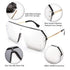 FEISEDY Classic Rimless Sunglasses – Stylish Retro Design for Women & Men