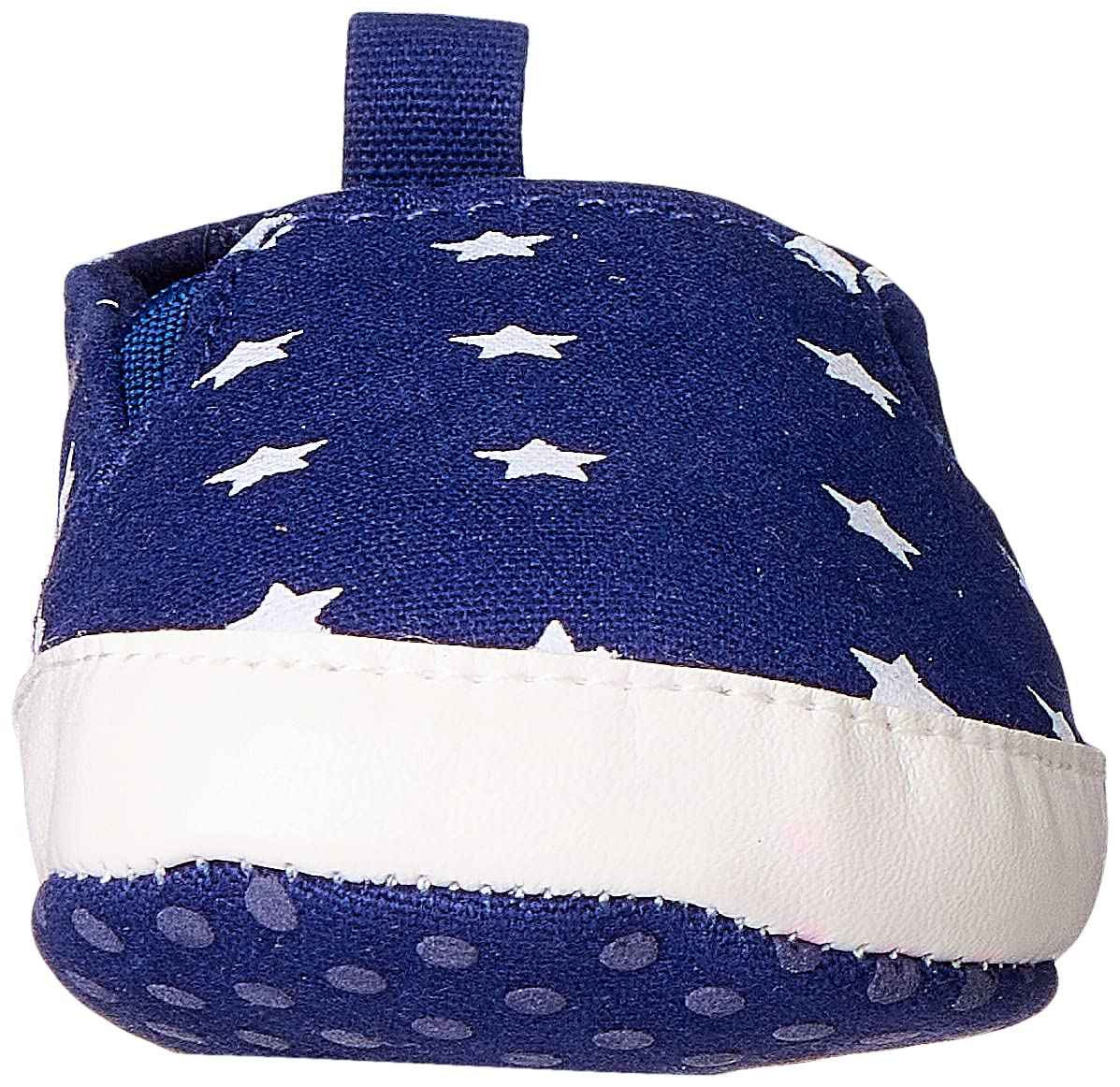 Boys Pull-Tab Elastic-Insert Star-Pattern Low-Top Slip-on Shoes - Safqqa Egypt