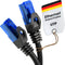 KabelDirekt Network Cable – Transmits maximum fibre-optic internet speed – Ethernet & LAN Cable – 5x 3m – Available in 0.25-30m – For Gigabit Network, Router/Modem, RJ45 (black/blue)