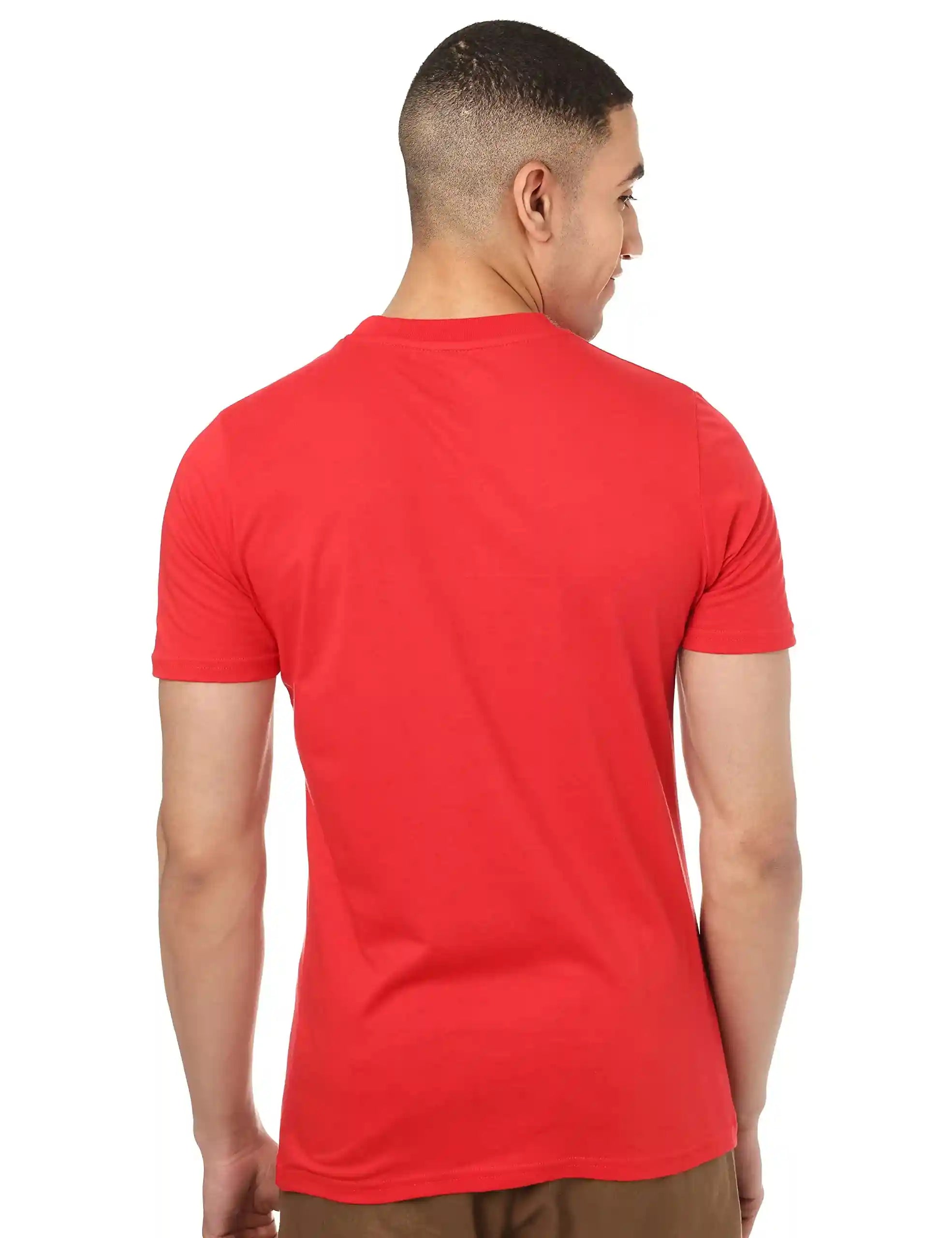 Splash Front Printed Number Short Sleeves Running T-Shirt for Men - Safqqa Egypt