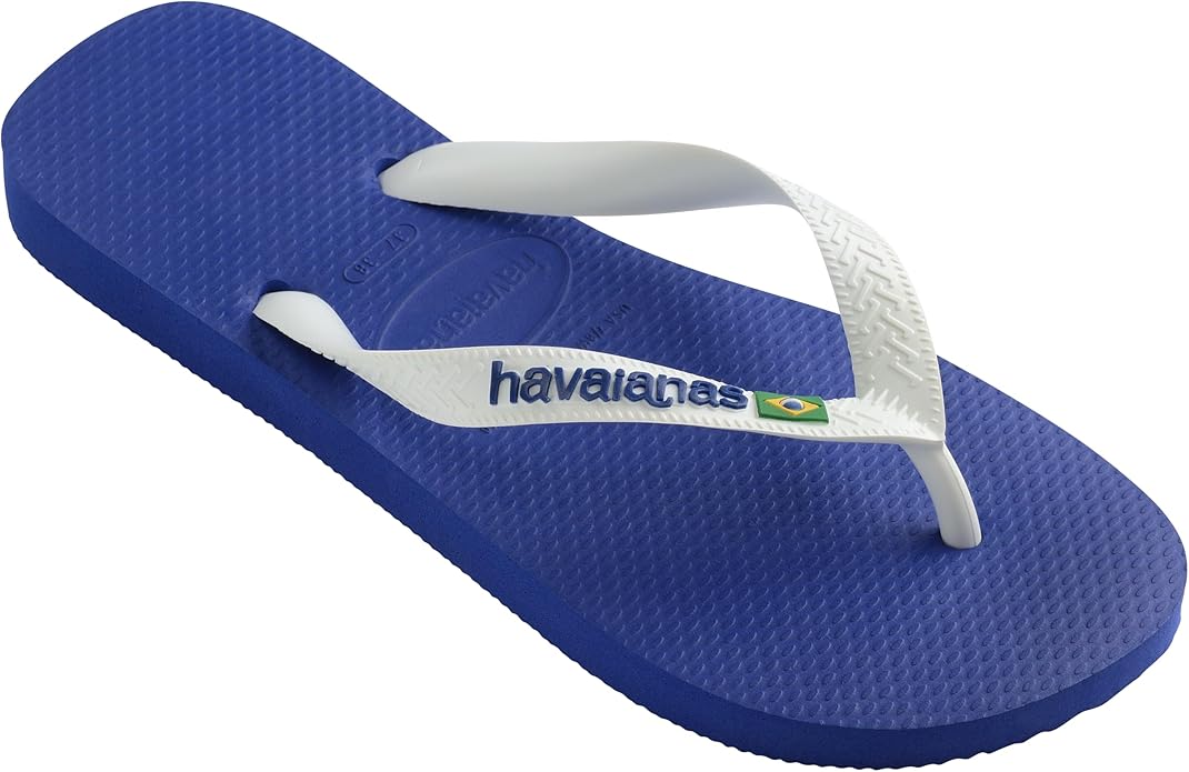 Havaianas Men Slippers Blue Comfortable Casual Flip Flops