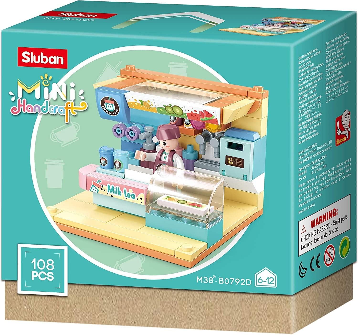 Sluban Mini HandCraft Shops Building Set 8-Pieces