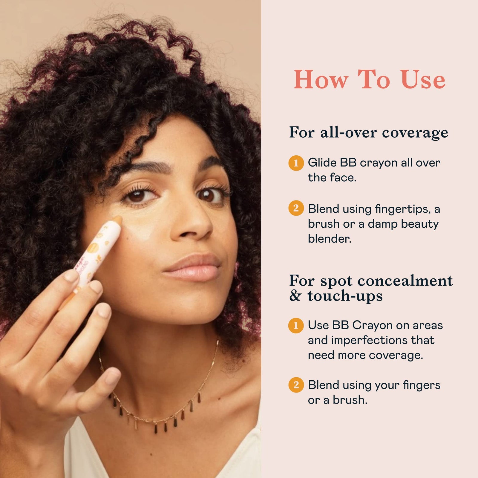 BB كرايون من اربوريان بدرجة الكراميل ، حجم 3 جم – تغطية وعناية في منتج واحد