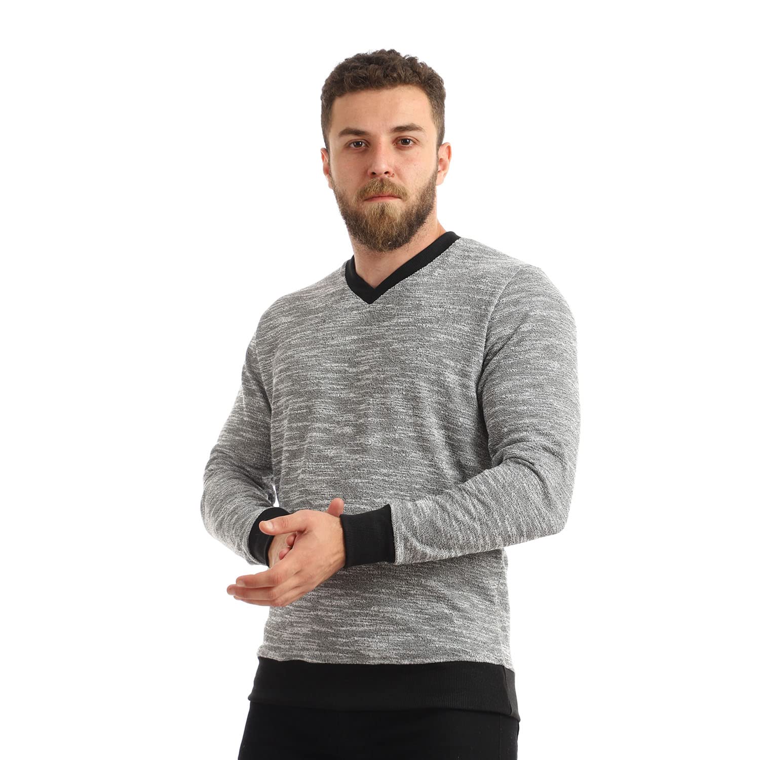 Off Cliff Crew Neck Long Slevees SweetShirt For Men,Ideal for casual outings, chill weekends or layered smart‑casual looks.