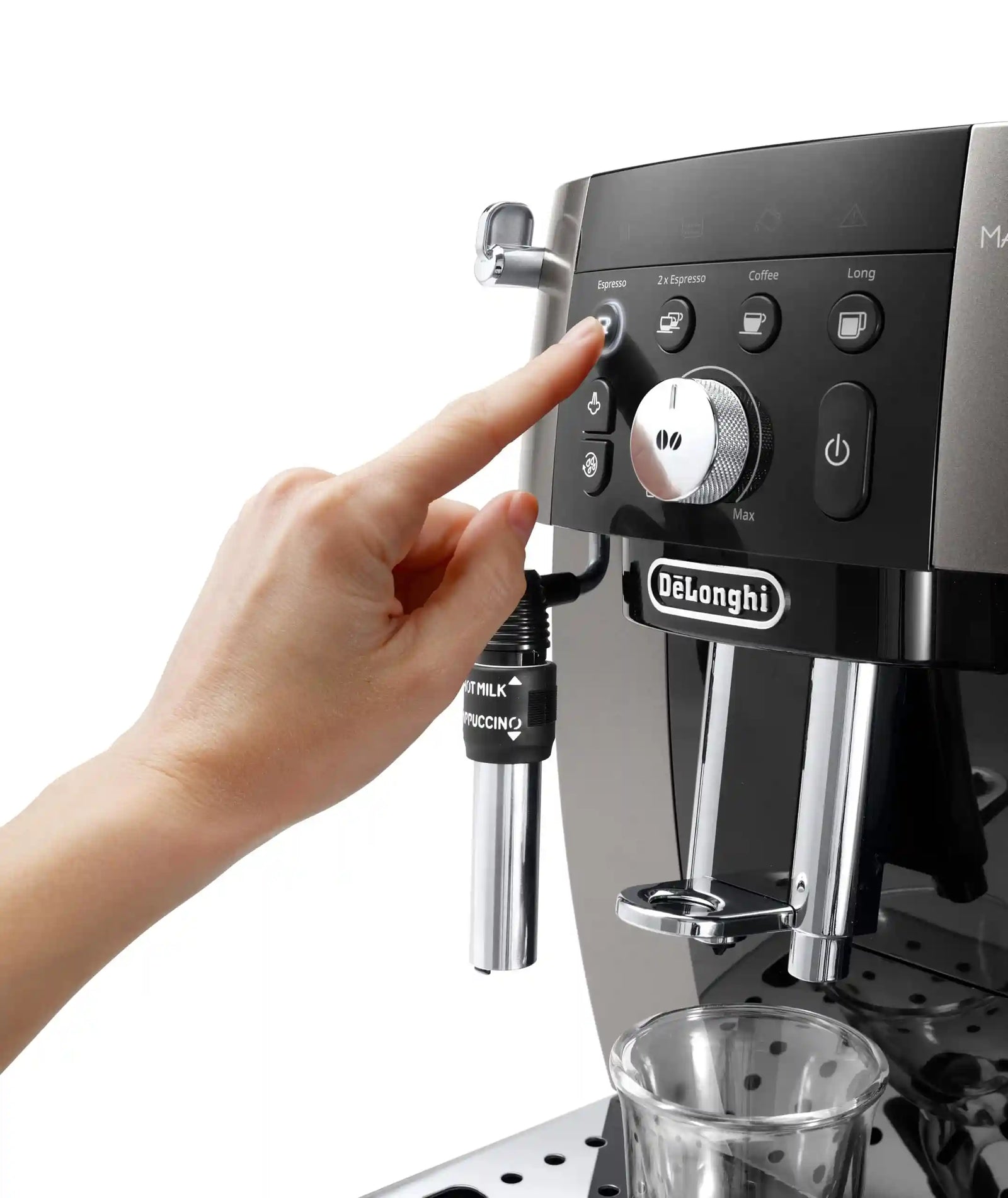 De'Longhi ECAM250.33TB Magnifica S Smart Espresso Machine with Grinder - Black and Silver - Safqqa Egypt