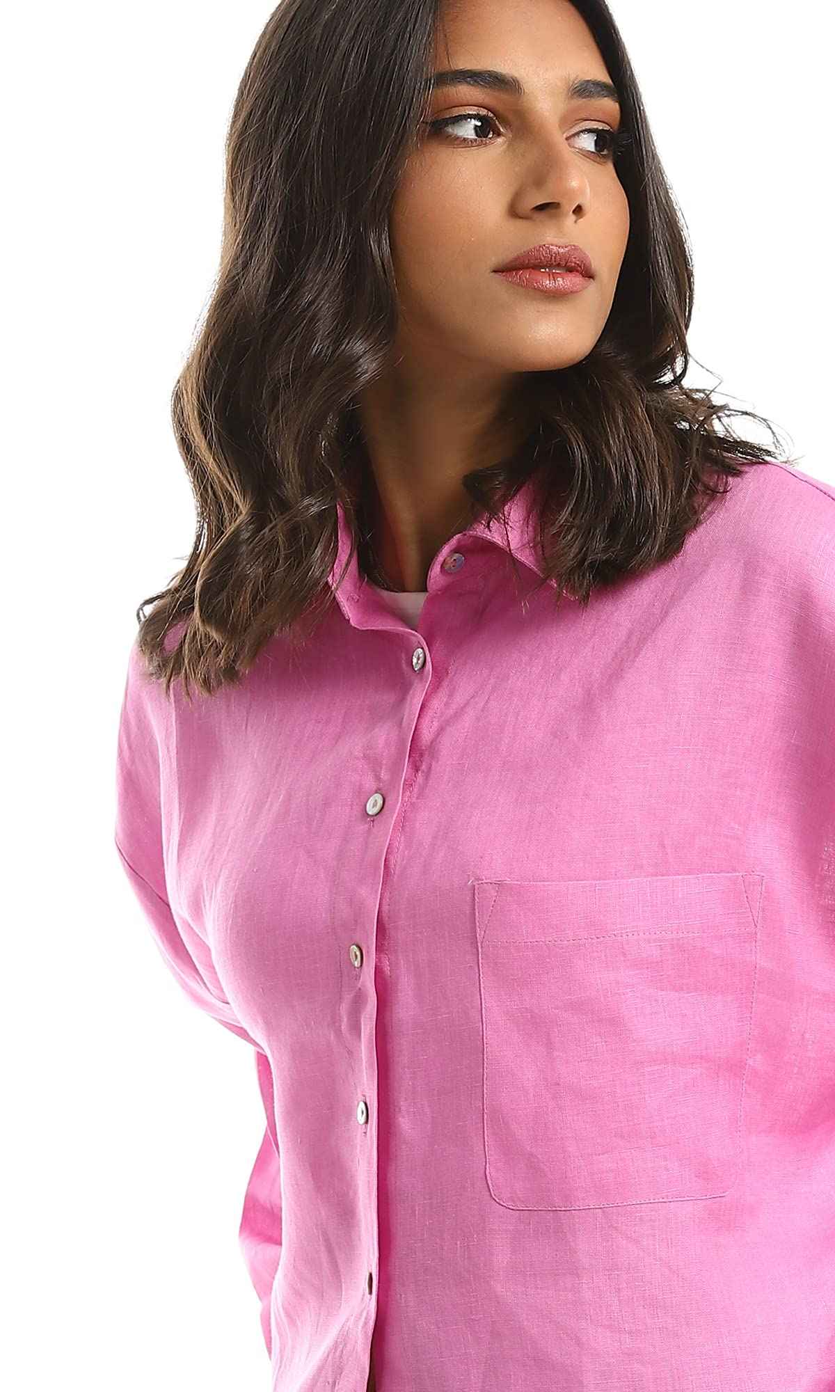 قميص نسائي واسع من رافين S22W506