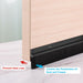 uxcell 2Pcs Door Brush Bottom Sweep H-Shape Aluminum Alloy Base with 0.8-inch Nylon Brush for Home, - Safqqa