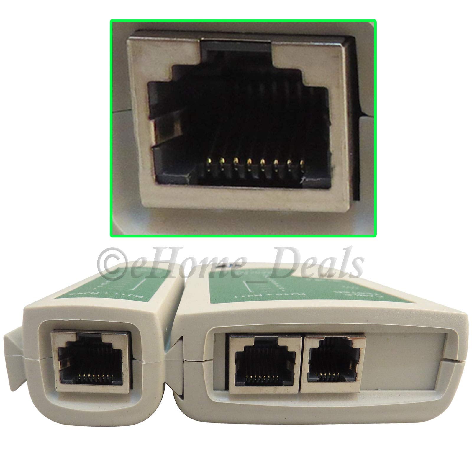 Generic RJ45 CAT5e CAT6e RJ11 RJ12 Ethernet Network LAN Wire Cable Tester.