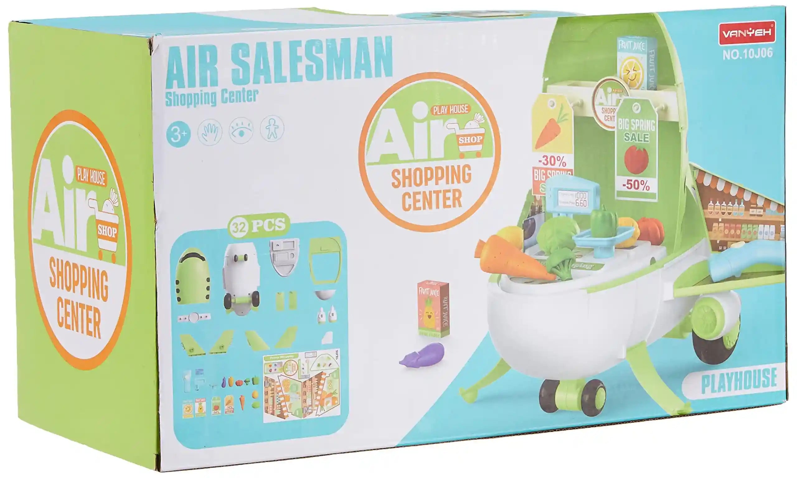 VANYEH air salesman choping center 32 pcs (supermarket theme)