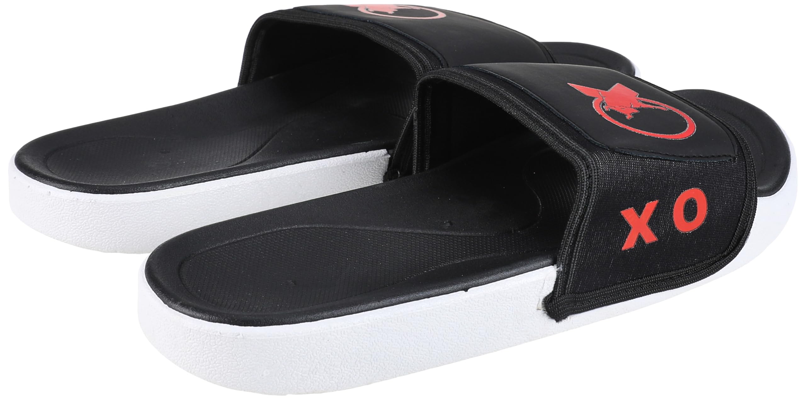 OX Rubber Black Slides OX1086 For Men