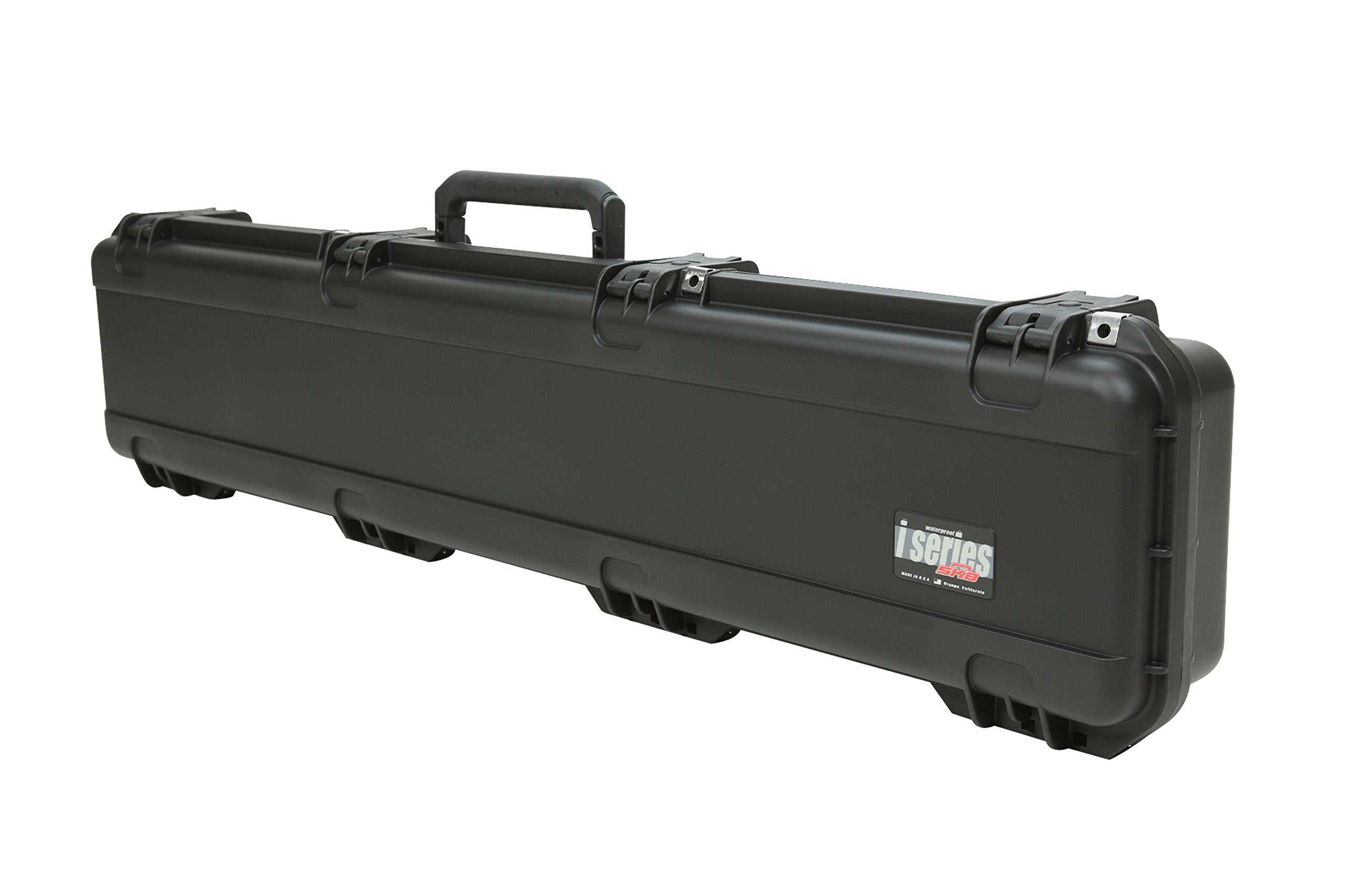 SKB iSeries Single Rifle Case with Layered Foam, Black, Durable Gun Case for Rifle Protection (3i-4909-5B-L)