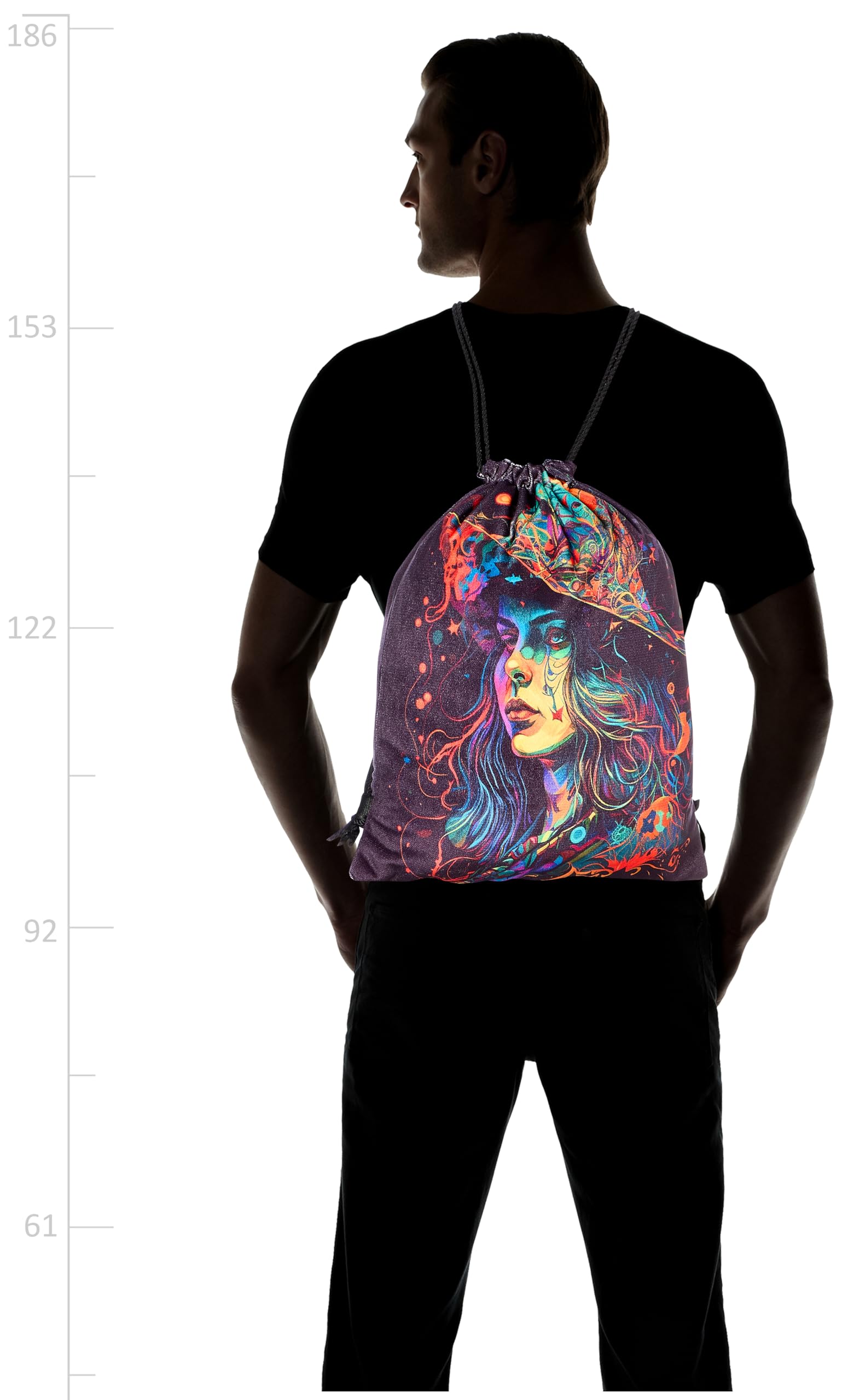 TAT DRAWSTRING BAG - 670, MultiColor, Large