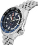 SEIKO Men Automatic Watch Silver Date Luminous Hands 100m Water Resistant