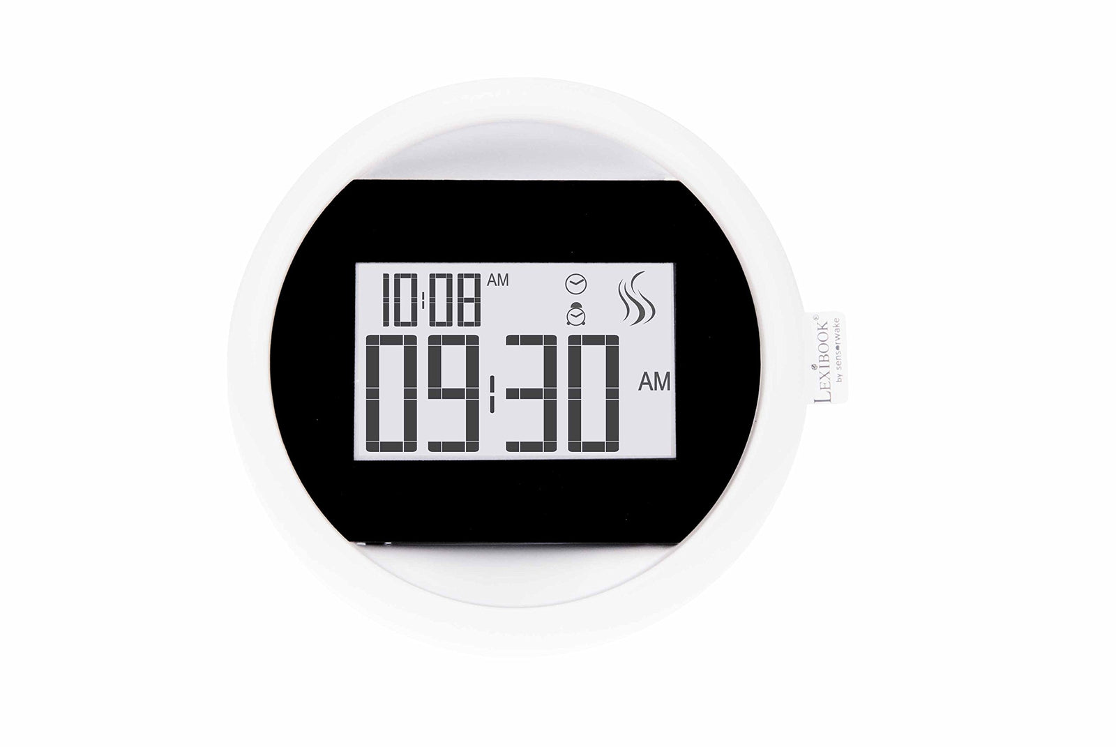 Lexibook by Sensorwake The Olfactory alarm clock, relaxing light, FM radio, battery operated or USB cable, white/black, CS100