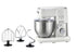 Black & Decker Multifunction Stand Mixer Kitchen Machine, 1000W, 6L, 10 Speed - White (MKM100-B5)