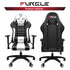 Furgle Gaming Chair Racing Style High-Back Office Chair w/PU Leather and Adjustable Armrests Executive Ergonomic Swivel Video Game Chairs with Rocking Mode & Headrest and Lumbar Support - Safqqa Egypt
