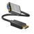 KabelDirekt – DisplayPort DP to VGA adapter – 0.15m – (maximum resolution 1920 x 1200/60Hz, suitable for all graphics cards with a DP output for connecting beamers or monitors with a VGA input)