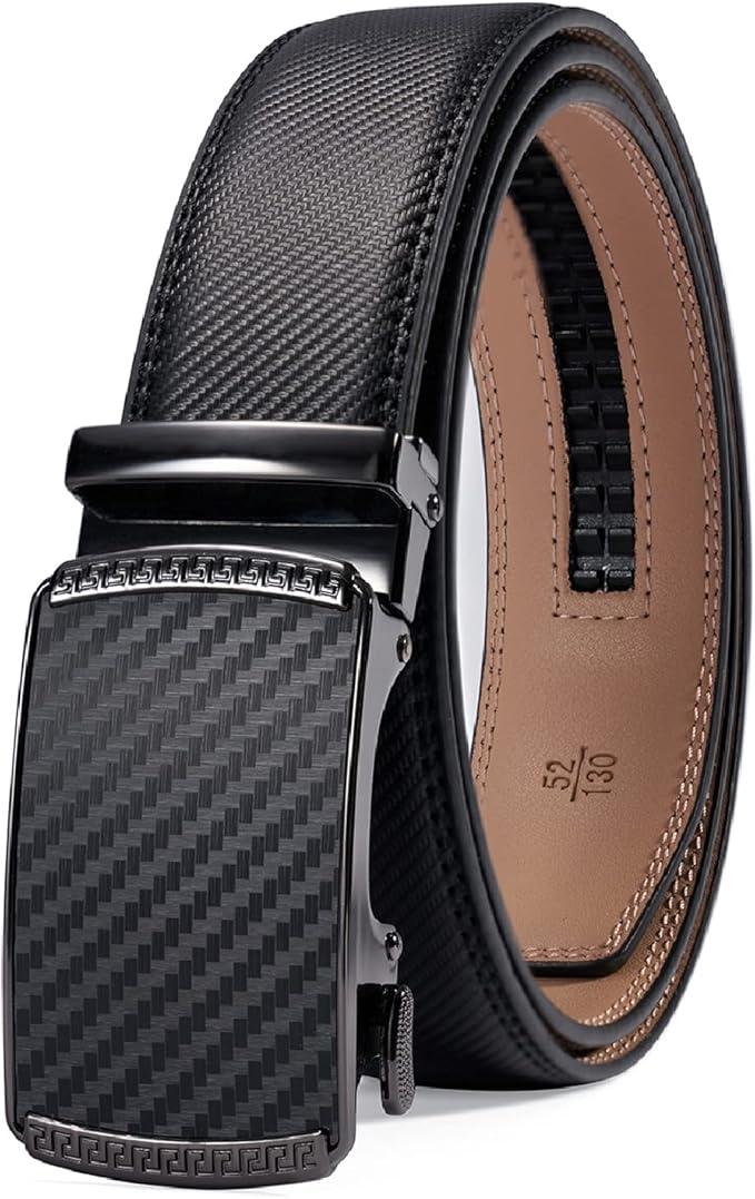 PlusZis Men Belt Black Adjustable Waist Belt 66-185 – Safqqa Egypt
