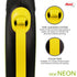 New Flexi Neon Strip for Dogs, 5 Meters, Yellow