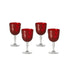 Omada Design Set of 4 Acrylic Glasses for Water and Wine