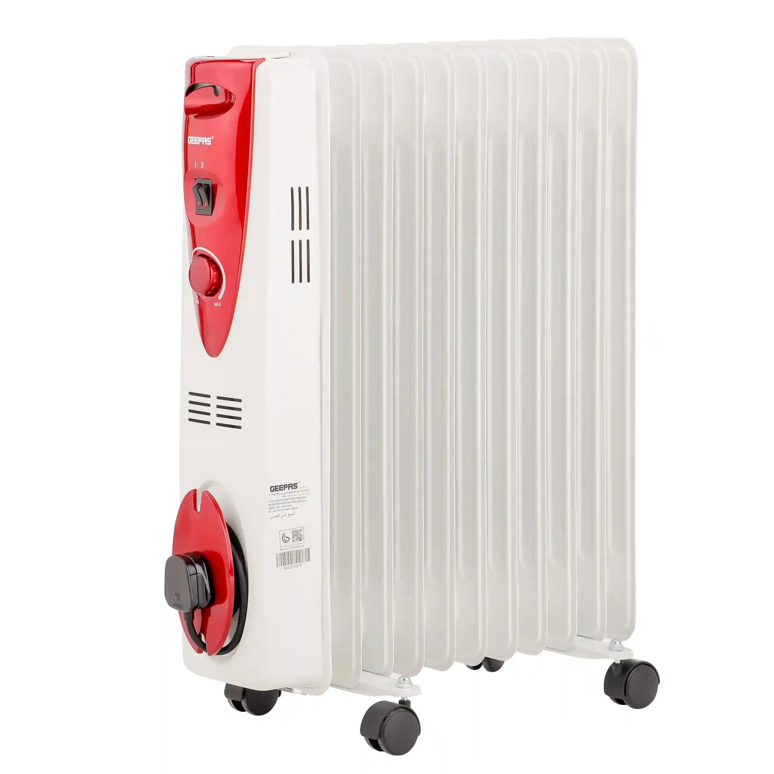 دفاية زيتية من جيباس بعدة زعانف – 2000 واط (يوجد خبطة من الجنب )