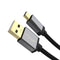 KabelDirekt â€“ 0.5m Micro USB Cable (USB 2.0, Sync & Charge Cable, Nylon) PRO Series - Pack of 5