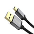 كابل KabelDirekt – كابل Micro USB بطول 1 متر (كابل شحن/نقل بيانات، USB 2.0 وأجهزة Micro USB)، نايلون أسود – سلسلة PRO.
