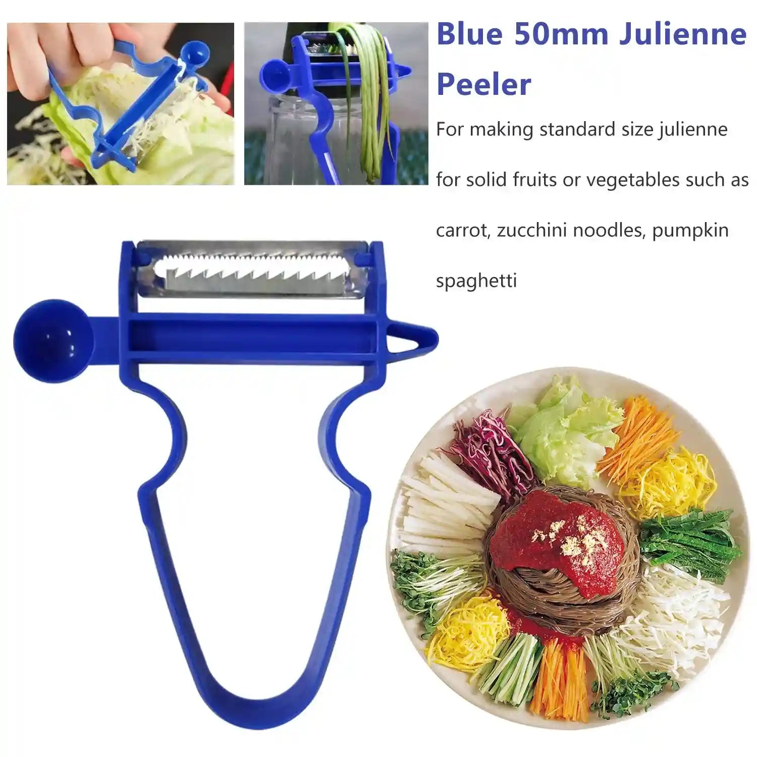 طقم 3 مقشرات Magic Trio – تقشير وتقطيع سريع للفواكه والخضروات